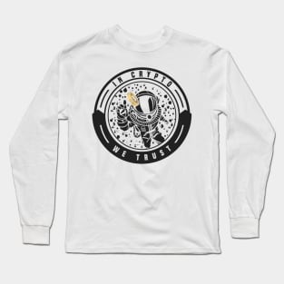 Bitcoin Crypto Blockchain Cryptocurrency BTC Money Long Sleeve T-Shirt